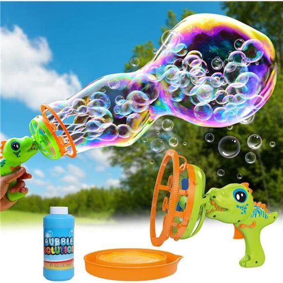 Giant Bubble Gun for Kids - Bubbles for Kids Age 3-4-5, Big Bubble Wands - Picture 6 of 6